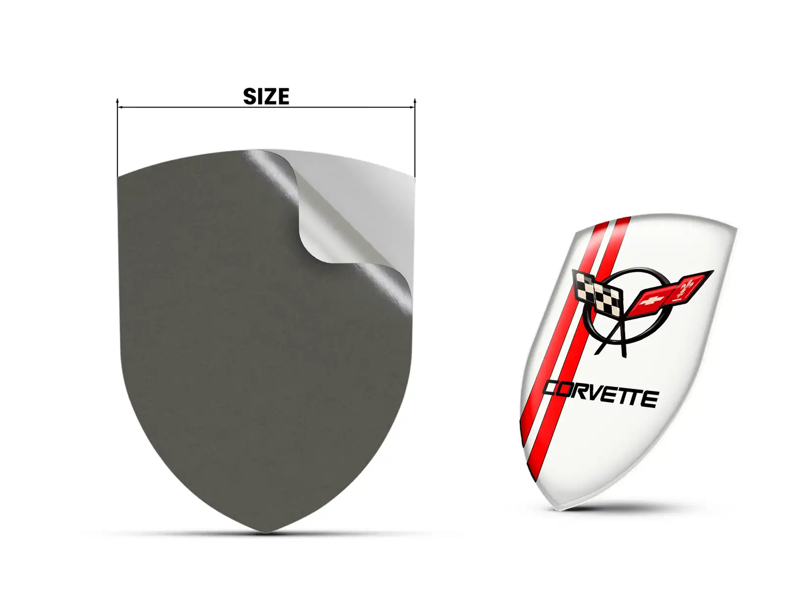 Corvette Custom Car Decals High Quality Customizable Design